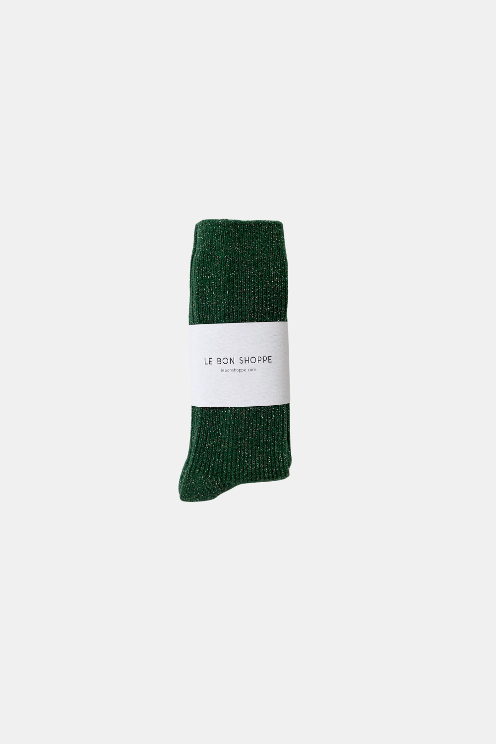 LE BON SHOPPE WINTER SPARKLE SOCKS EVERGREEN