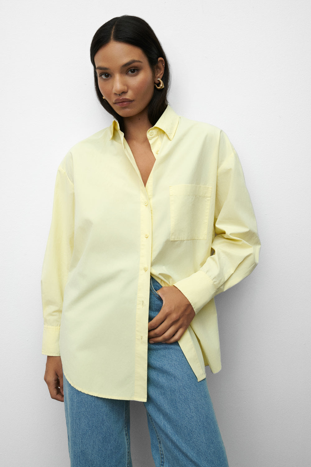 CHEMISE CRISPY JAUNE