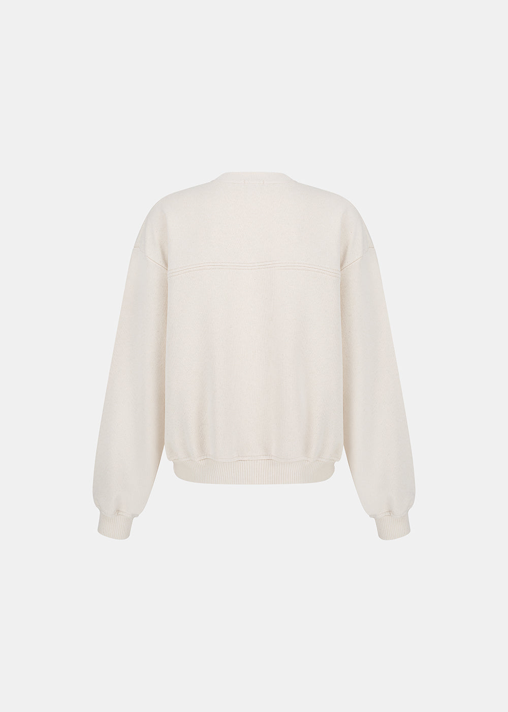 BASEBALL SWEATSHIRT BEIGE