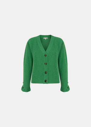 WHISPER WOOLEN CARDIGAN GREEN