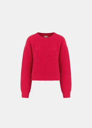 ONCE WOLL-PULLOVER ROT