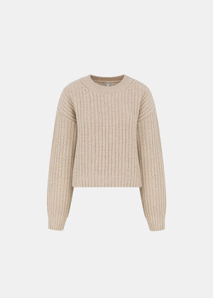 ONCE WOLL-PULLOVER BEIGE