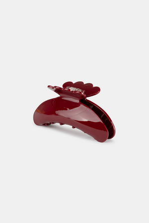 SUI AVA HAIR CLAW HELLE SOLID BIG BORDEAUX