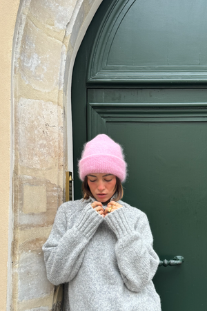 PIXIE WOOLEN HAT PINK