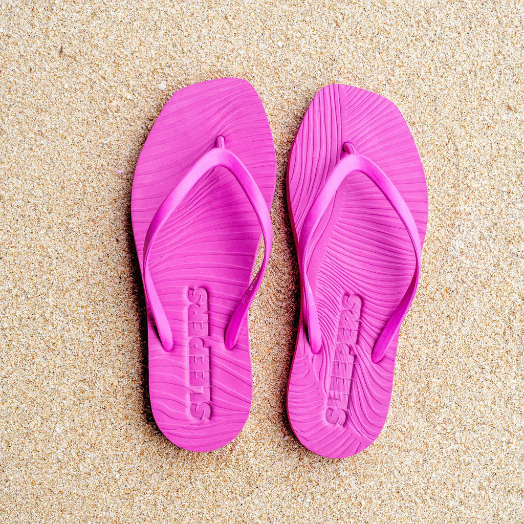 SLEEPERS TAPERED FLIP FLOPS FUCSIA