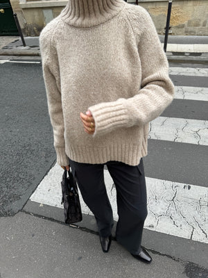 PULL À COL ROULÉ REIGN BEIGE