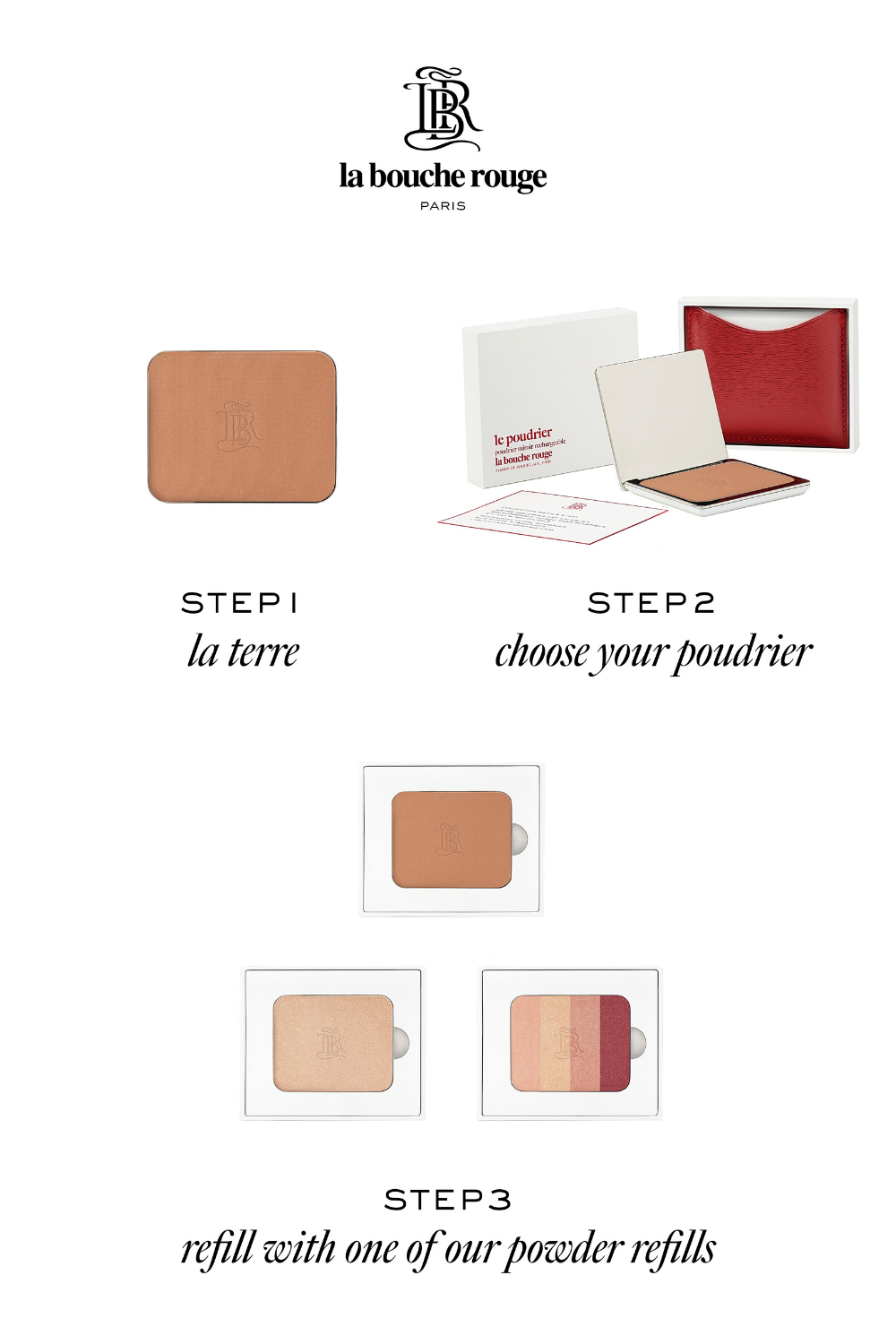 LA BOUCHE ROUGE BEIGE FINE LEATHER LA TERRE BLONDE SET